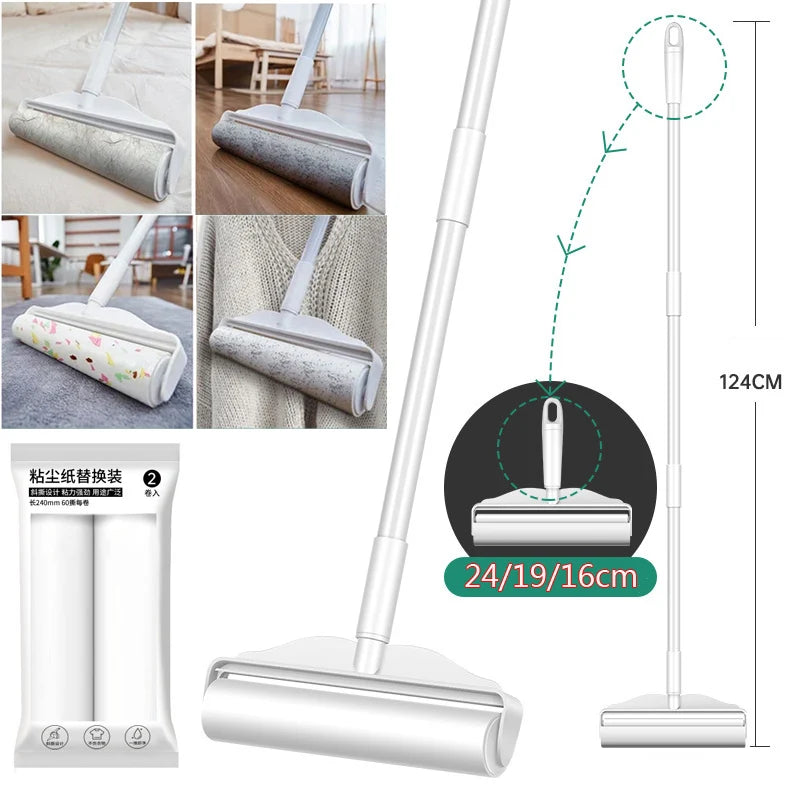 Mega Roll Long-Handle Pet Hair Remover