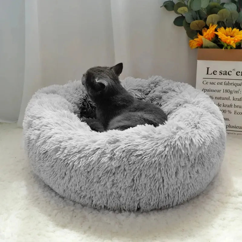 Calming Plush Pet Bed