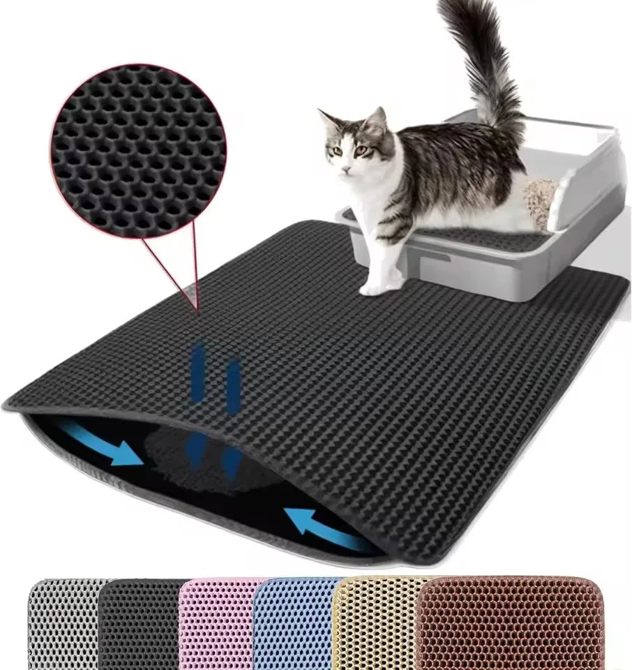 Pro Catch Waterproof Double-Layer Litter Mat