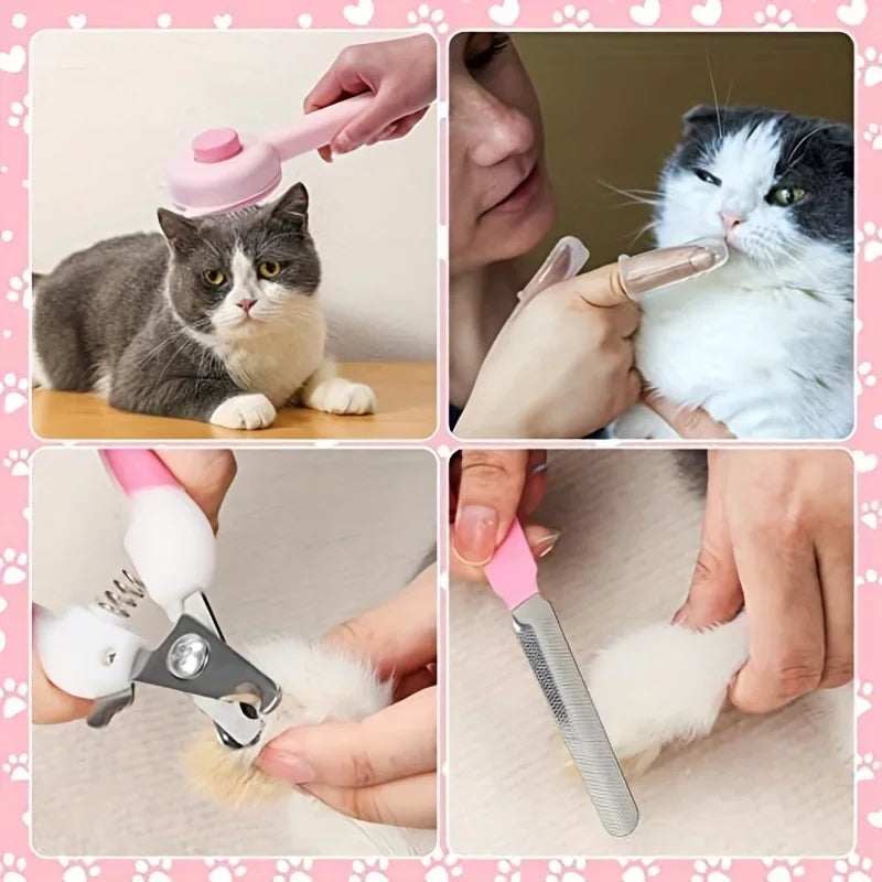 PurrPerfect 3-in-1 Cat Grooming Kit