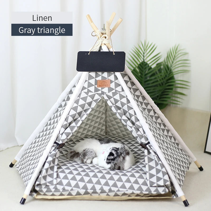 The CozyTipi™ | Premium Pet Teepee & Cushion
