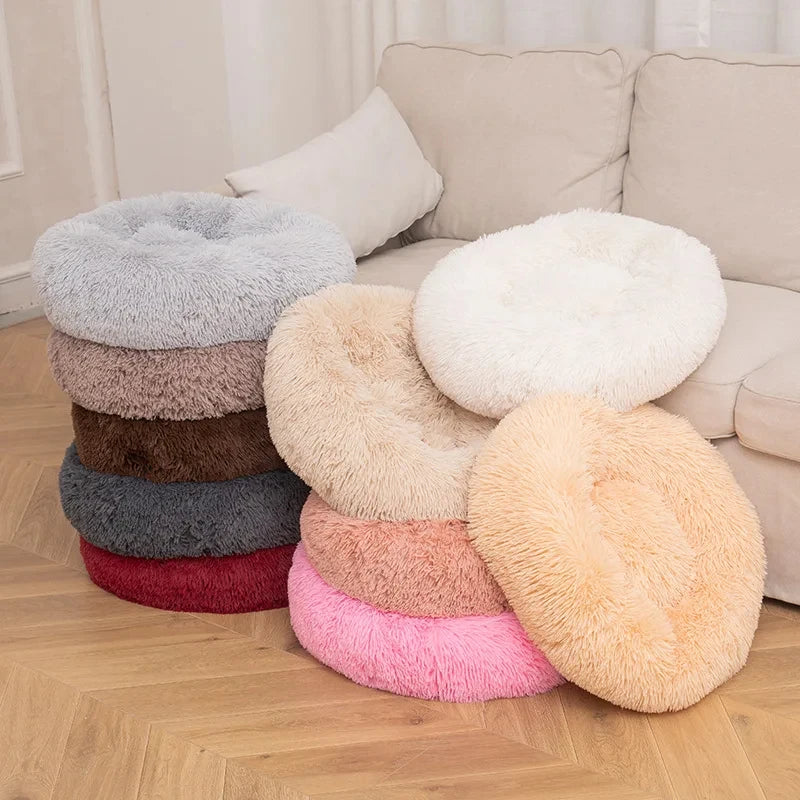 Calming Plush Pet Bed