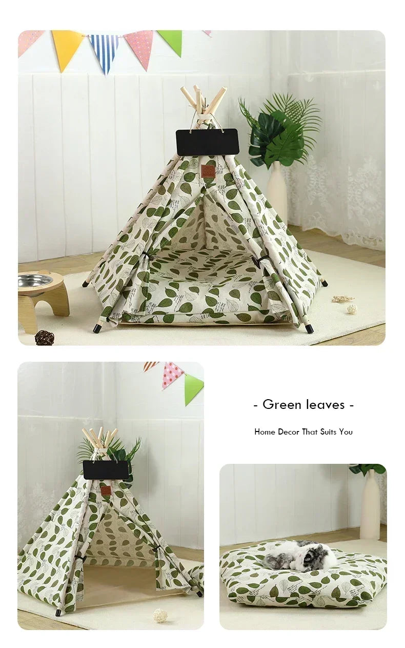 The CozyTipi™ | Premium Pet Teepee & Cushion