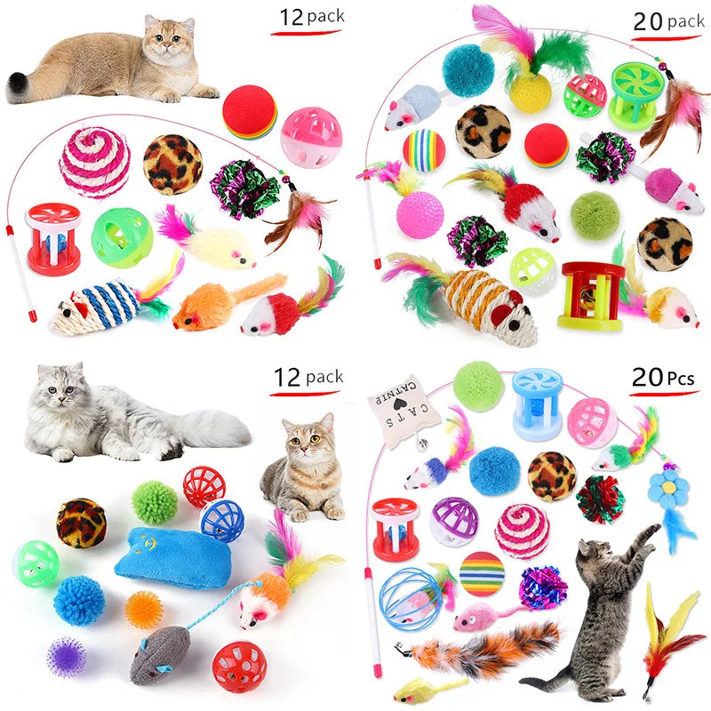 Feline Frenzy 20-Piece Cat Toy Bundle