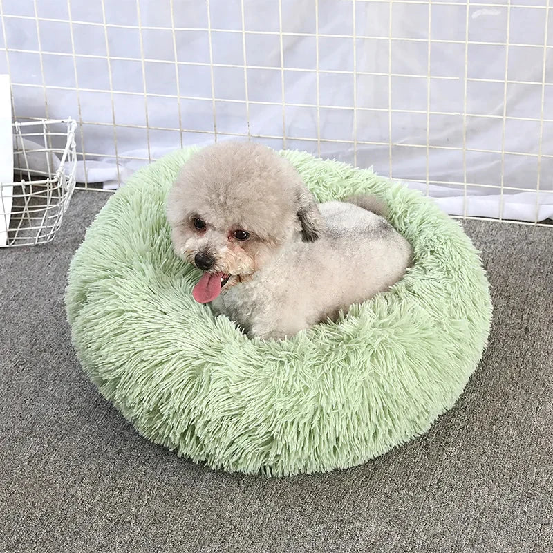 Calming Plush Pet Bed