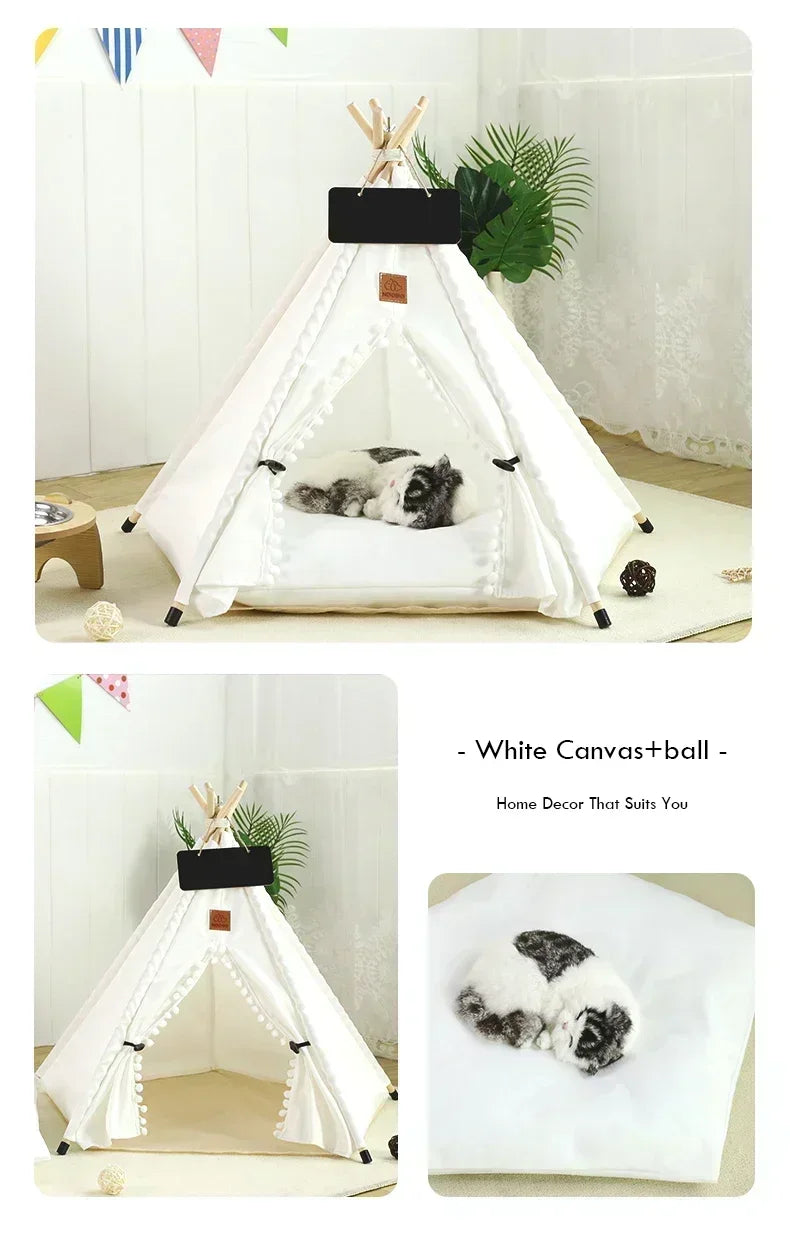 The CozyTipi™ | Premium Pet Teepee & Cushion
