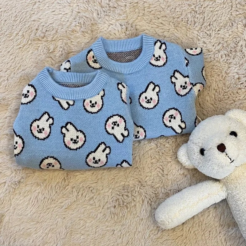 Cozy Bear Striped Luxury Dog Sweater