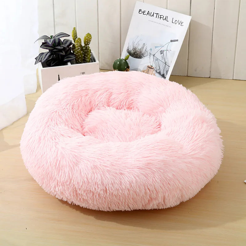 Calming Plush Pet Bed