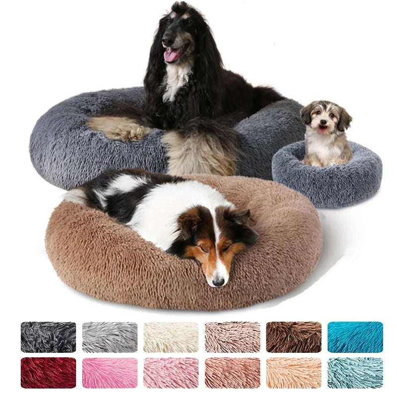 Calming Plush Pet Bed