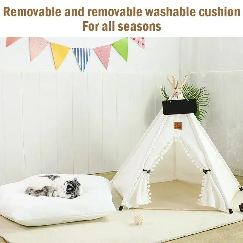 The CozyTipi™ | Premium Pet Teepee & Cushion
