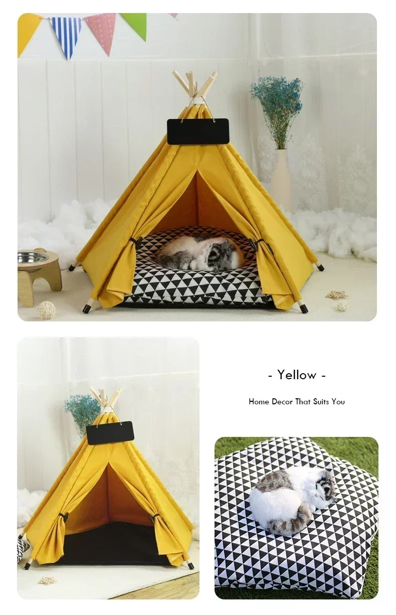 The CozyTipi™ | Premium Pet Teepee & Cushion