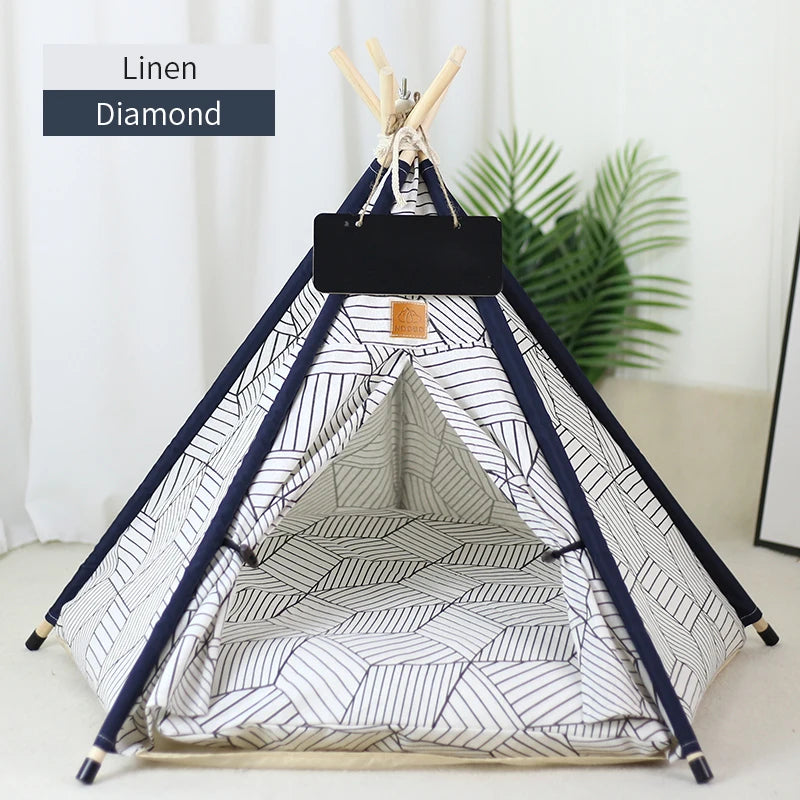 The CozyTipi™ | Premium Pet Teepee & Cushion
