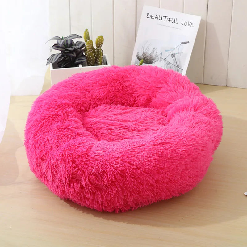 Calming Plush Pet Bed
