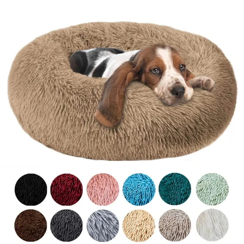 Calming Plush Pet Bed