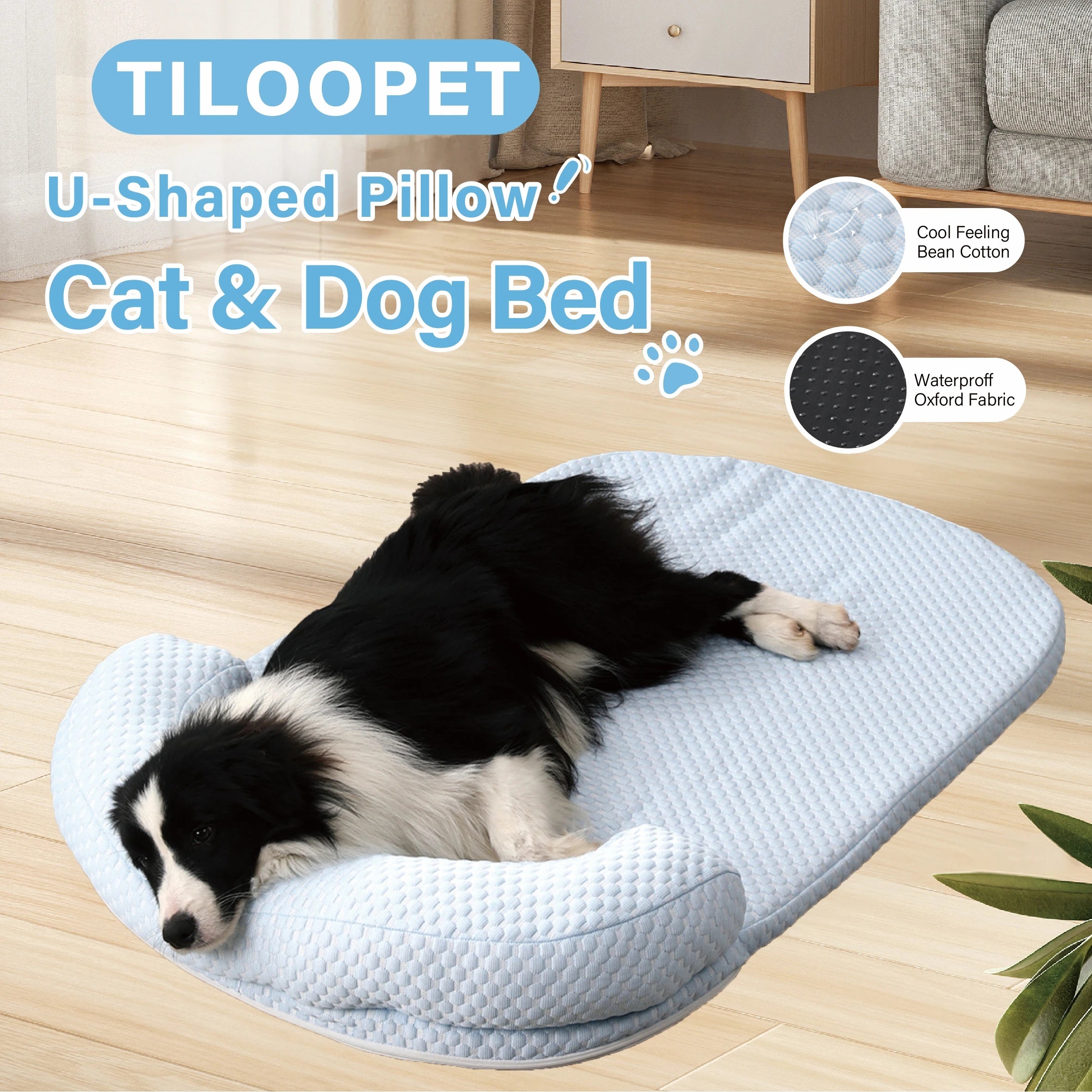 Petjoyhub™ Orthopedic Cooling Bed & Breathable Sleep Mat