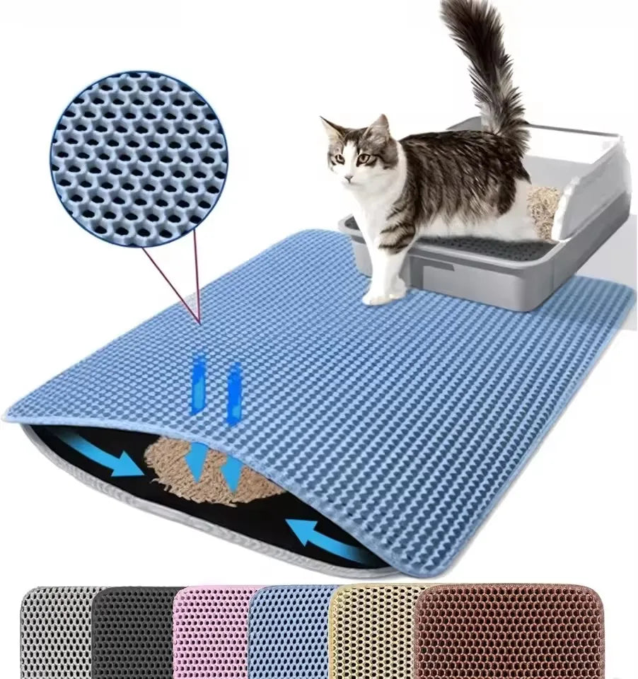 Pro Catch Waterproof Double-Layer Litter Mat