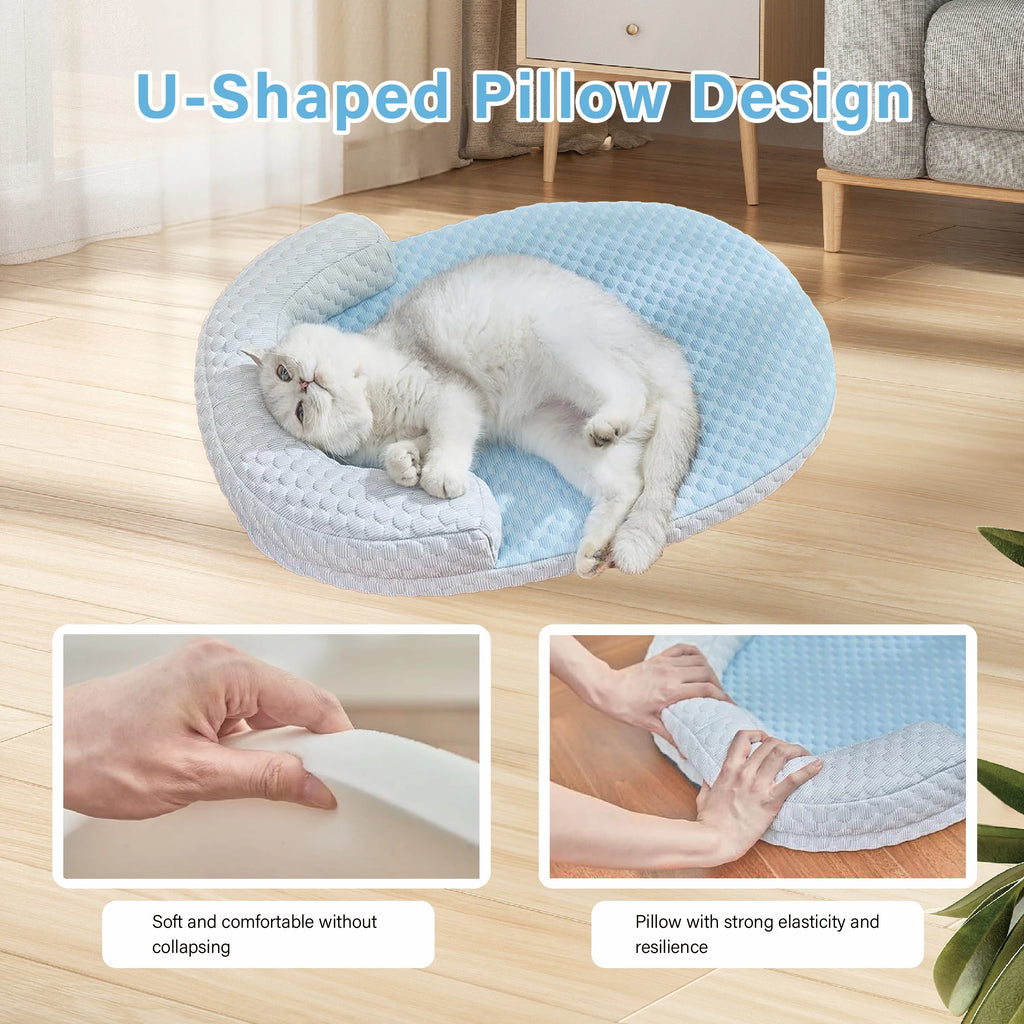 Petjoyhub™ Orthopedic Cooling Bed & Breathable Sleep Mat