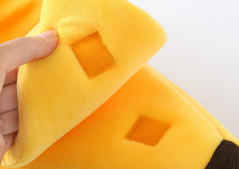 PetJoyHub™ Cozy Banana Peel Pet Bed