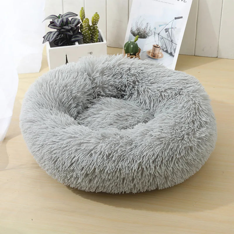 Calming Plush Pet Bed