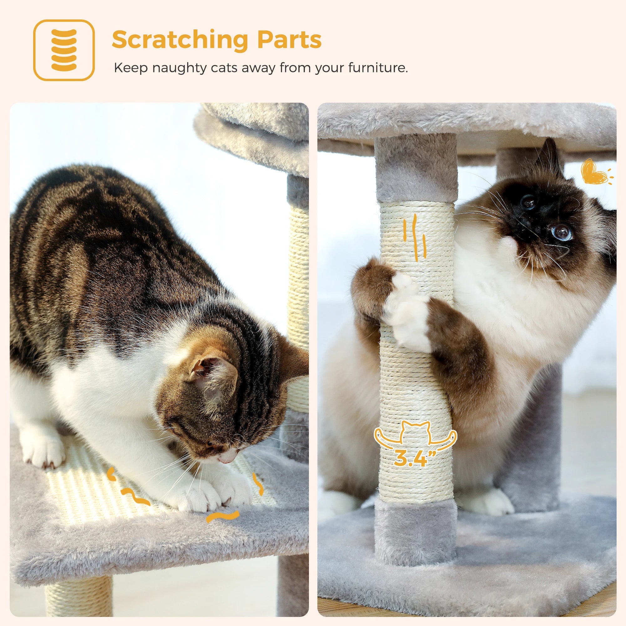 Urban Climb Premium Multi-Level Cat Tree