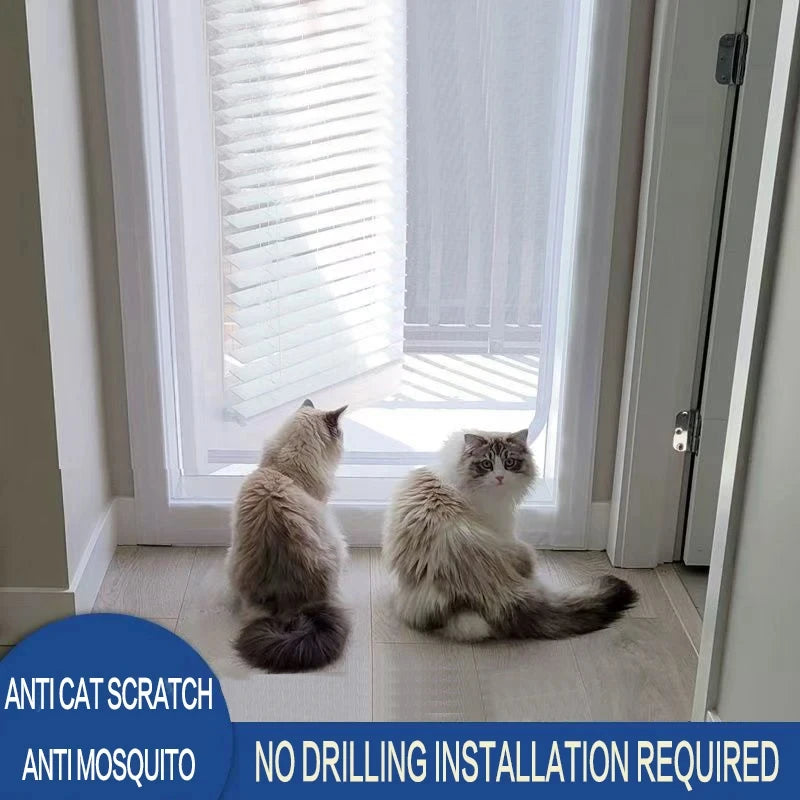Breezy Guard Pet-Proof Zipper Screen Door