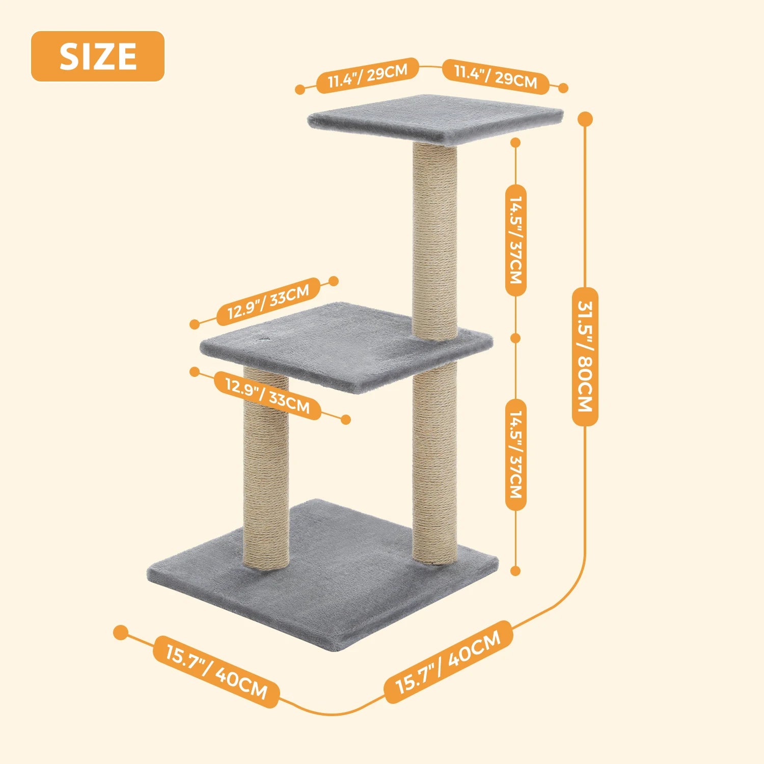 Urban Climb Premium Multi-Level Cat Tree