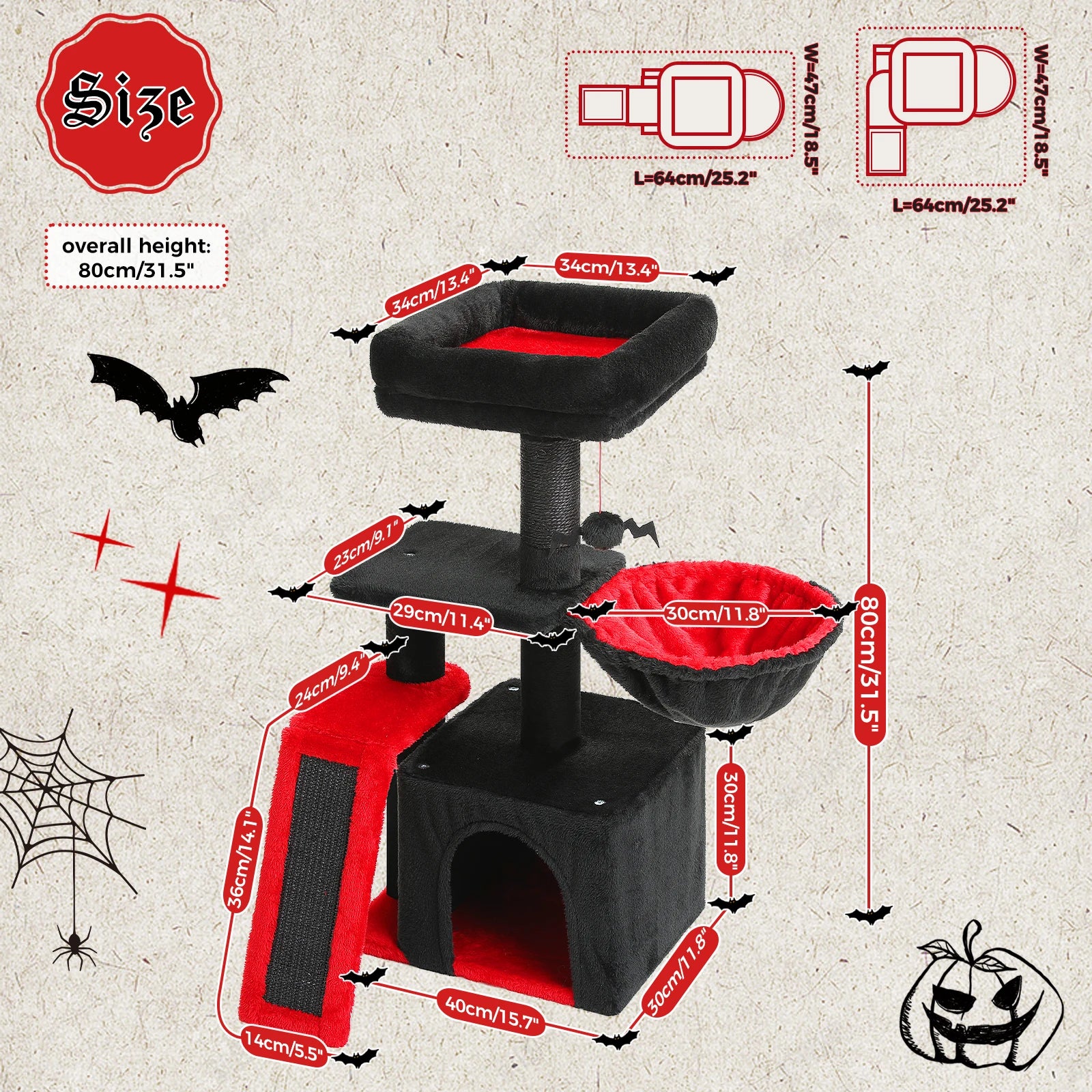 Urban Climb Premium Multi-Level Cat Tree