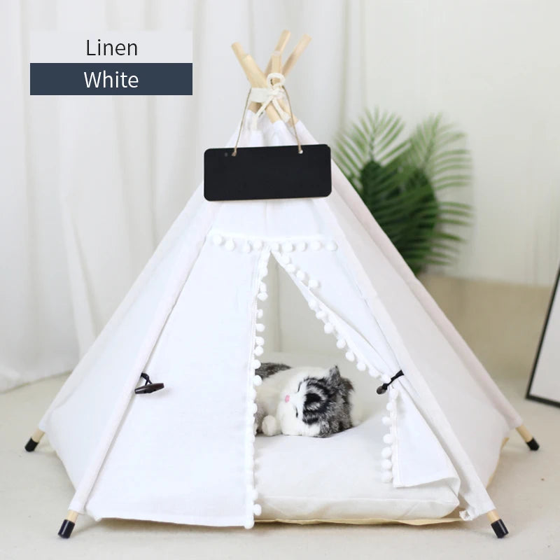 The CozyTipi™ | Premium Pet Teepee & Cushion