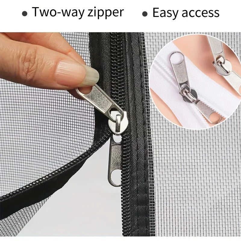 Breezy Guard Pet-Proof Zipper Screen Door