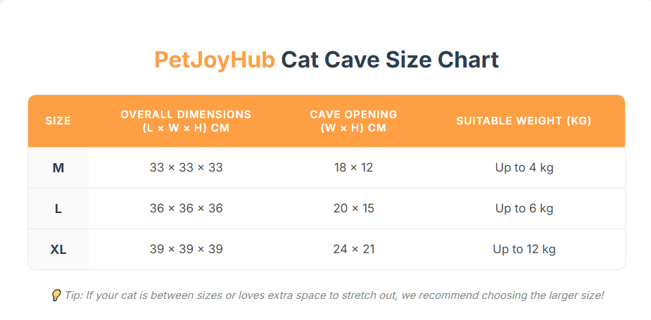 PetJoyHub™  Premium Calming Cat Cave Bed